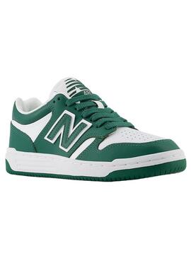 Zapatilla Niño/a New Balance 480GH Verde Blanca