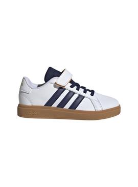 Zapatilla Niño adidas Grand Court 2.0 Blanco Marino