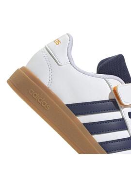 Zapatilla Niño adidas Grand Court 2.0 Blanco Marino