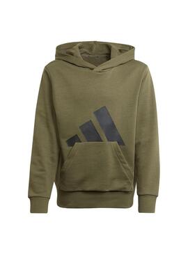 Sudadera Niño adidas Bl Ft Hd  Verde