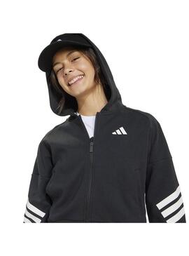 Chaqueta Niña adidas Jg Fi 3S Negro