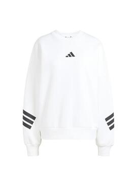 Sudadera Mujer adidas Fi 3S Blanca