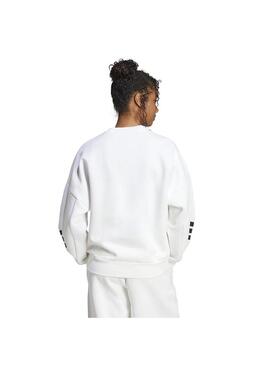 Sudadera Mujer adidas Fi 3S Blanca