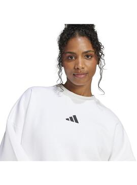 Sudadera Mujer adidas Fi 3S Blanca