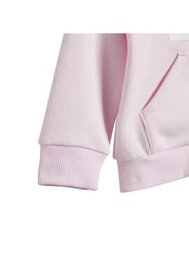 Chandal Niña/o adidas Bl Fz Rosa Gris