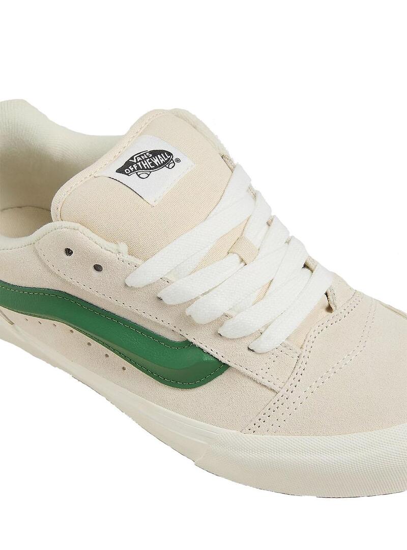 Zapatilla Unisex Vans Knu Skool Beige Verde