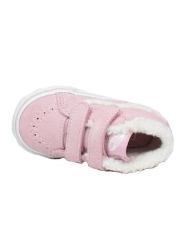 Zapatilla Baby Vans Sk8-mid V Rosa