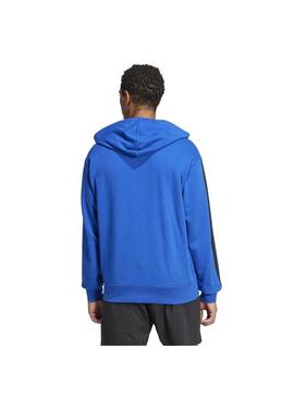 Sudadera Hombre adidas 3S Ft Hd Azul Royal