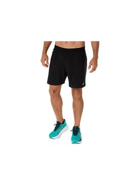 Short Hombre Asics Road 7IN Negro