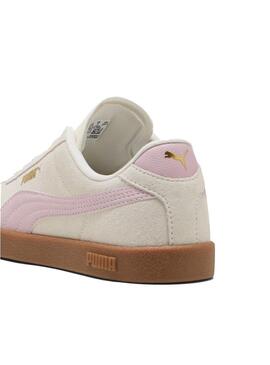 Zapatilla Mujer Puma Club II Beige Rosa