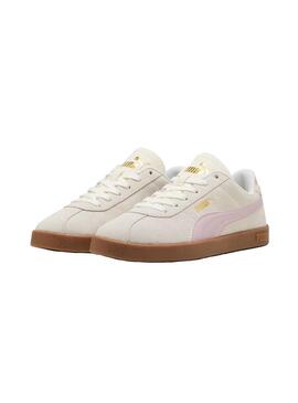 Zapatilla Mujer Puma Club II Beige Rosa