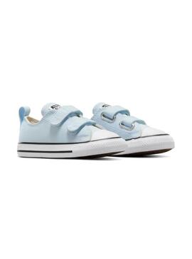 Zapatilla Baby Converse Ctas 2V Celeste