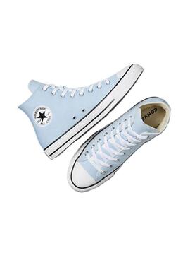 Zapatilla Unisex Converse Ctas Hi Celeste