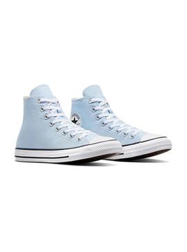 Zapatilla Unisex Converse Ctas Hi Celeste