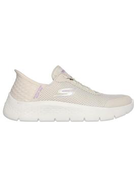 Zapatilla Mujer Skechers Go Walk Flex Beige