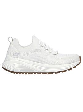 Zapatilla Mujer Skechers Bobs Sparrow Blanco