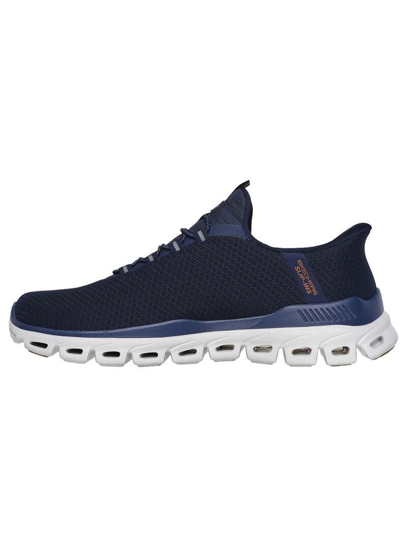 Zapatilla Hombre Skechers Glide Step Marino