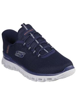 Zapatilla Hombre Skechers Glide Step Marino