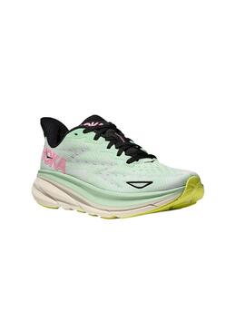 Zapatilla Mujer Hoka Clifton 9 Verde