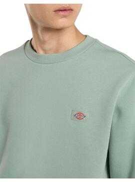 Sudadera Hombre Dickies Oakport Verde Agua