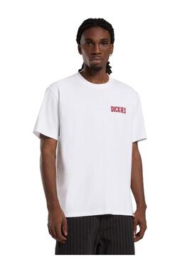 Camiseta Hombre Dickies Slacks Rally SS Blanca