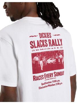 Camiseta Hombre Dickies Slacks Rally SS Blanca