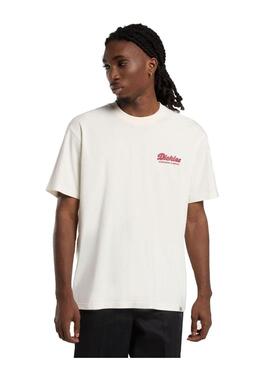 Camiseta Hombre Dickies Lewistown Blanca