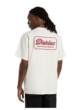 Camiseta Hombre Dickies Lewistown Blanca