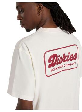 Camiseta Hombre Dickies Lewistown Blanca