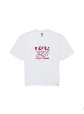 Camiseta Hombre Dickies Laundry Boxy  Blanca