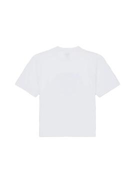 Camiseta Hombre Dickies Laundry Boxy  Blanca