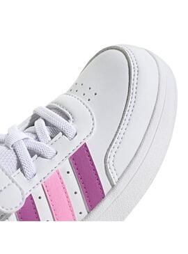 Zapatilla Niña adidas Breaknet 2.0 Blanco/Rosa