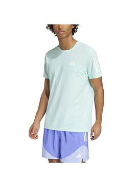 Camiseta Hombre adidas Own The Run Turquesa