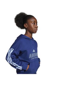 Sudadera Niño adidas Hot Fl Hood Marino