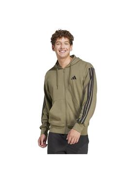 Sudadera Hombre adidas 3S FT Fz Verde