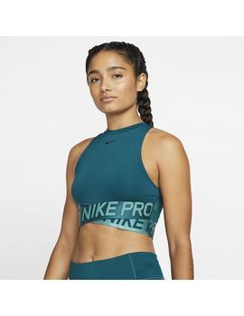 Top Mujer Nike Crop Tank Petróleo