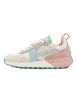 Zapatilla Mujer Kaotiko Detroit Rosa Azul Multi