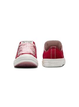 Zapatilla Mujer Converse Ctas OX Vichy Roja