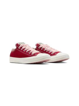 Zapatilla Mujer Converse Ctas OX Vichy Roja