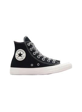 Zapatilla Mujer Converse Ctas Hi Vichy Negro