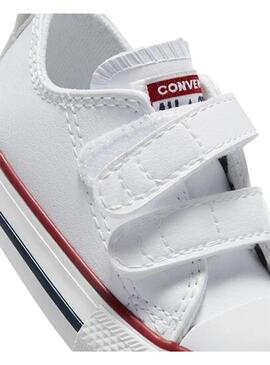 Zapatilla Niño/a Converse Ct 2V Piel Blanca