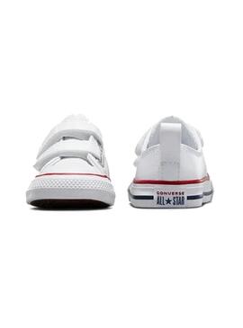 Zapatilla Niño/a Converse Ct 2V Piel Blanca