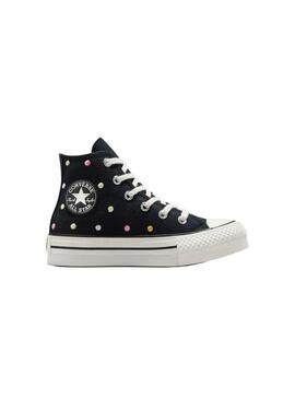 Zapatilla Niña Converse Ctas Eva Lift Negra Lunare