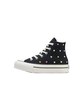 Zapatilla Niña Converse Ctas Eva Lift Negra Lunare