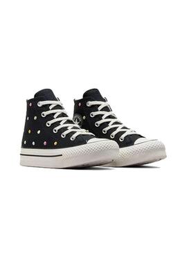 Zapatilla Niña Converse Ctas Eva Lift Negra Lunare