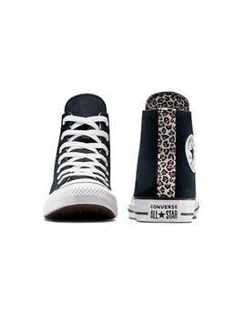 Zapatilla Mujer Converse Ctas Hi Negra Print