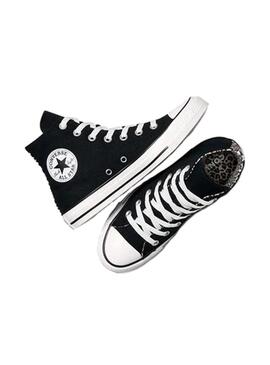 Zapatilla Mujer Converse Ctas Hi Negra Print