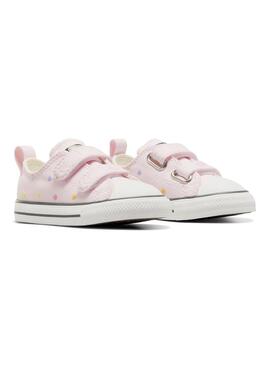 Zapatilla Niña/o Converse Ctas 2V Ox Rosa Lunares