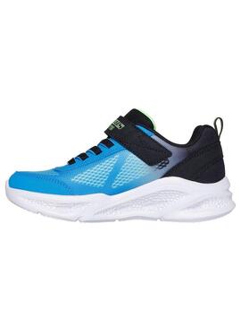 Zapatilla Niño Skechers S Lights Krendox Azul