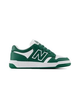 Zapatilla Niño/a New Balance 480GH Verde Blanco